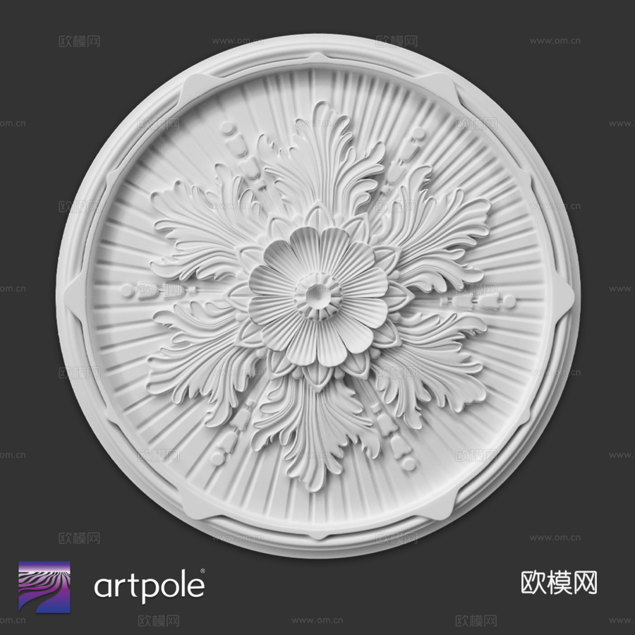 装饰花饰SR1543d模型下载