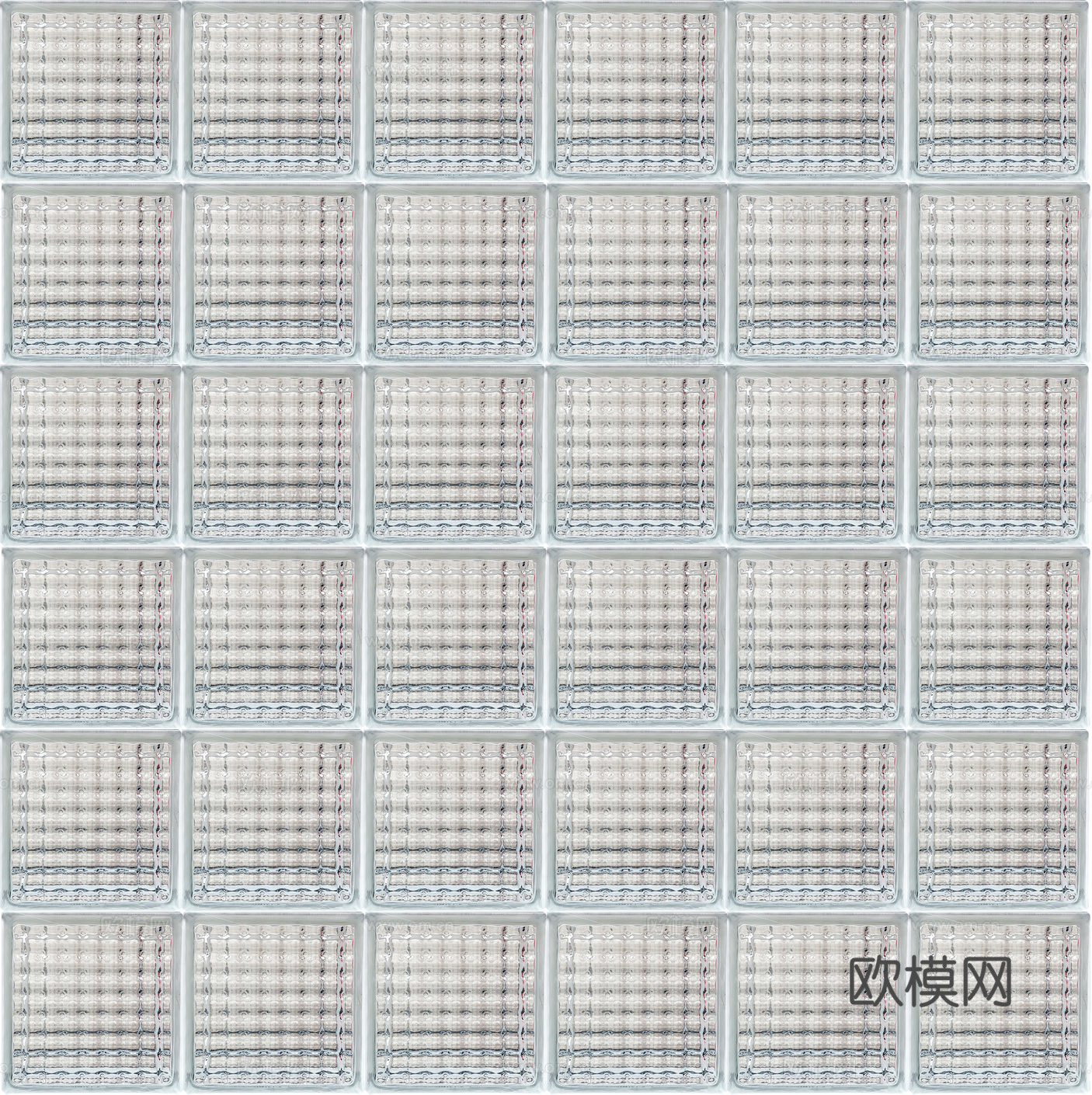 现代无缝玻璃砖 无缝玻璃幕墙 无缝艺术肌理玻璃贴图