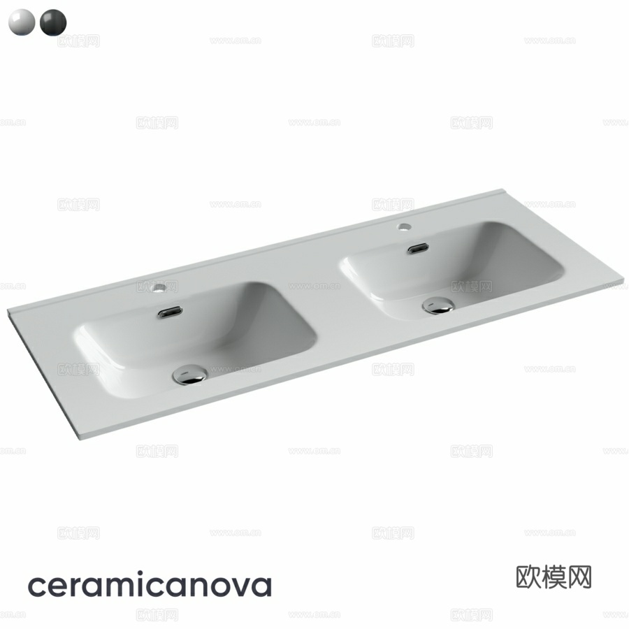 OM Element 悬挂式水槽 1210x4 65x1803d模型下载