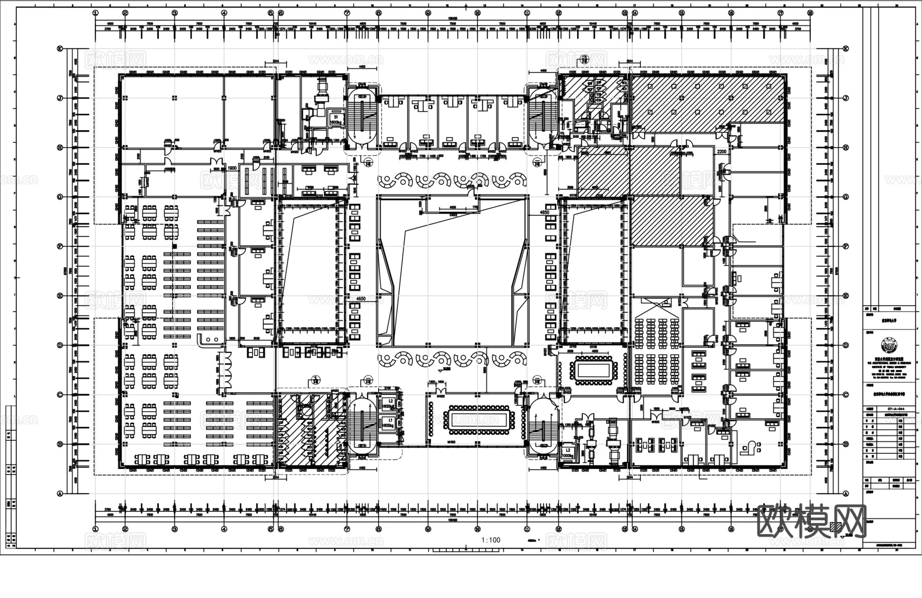 书店书咖cad 图书馆cadcad施工图