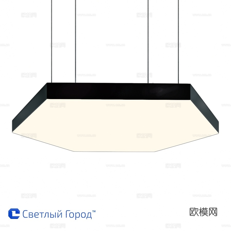 OM吊灯LC HEXA光之城3d模型下载