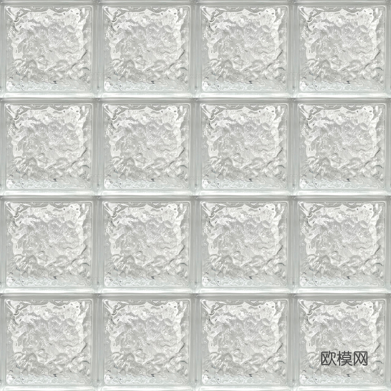 现代玻璃砖 玻璃砖贴图