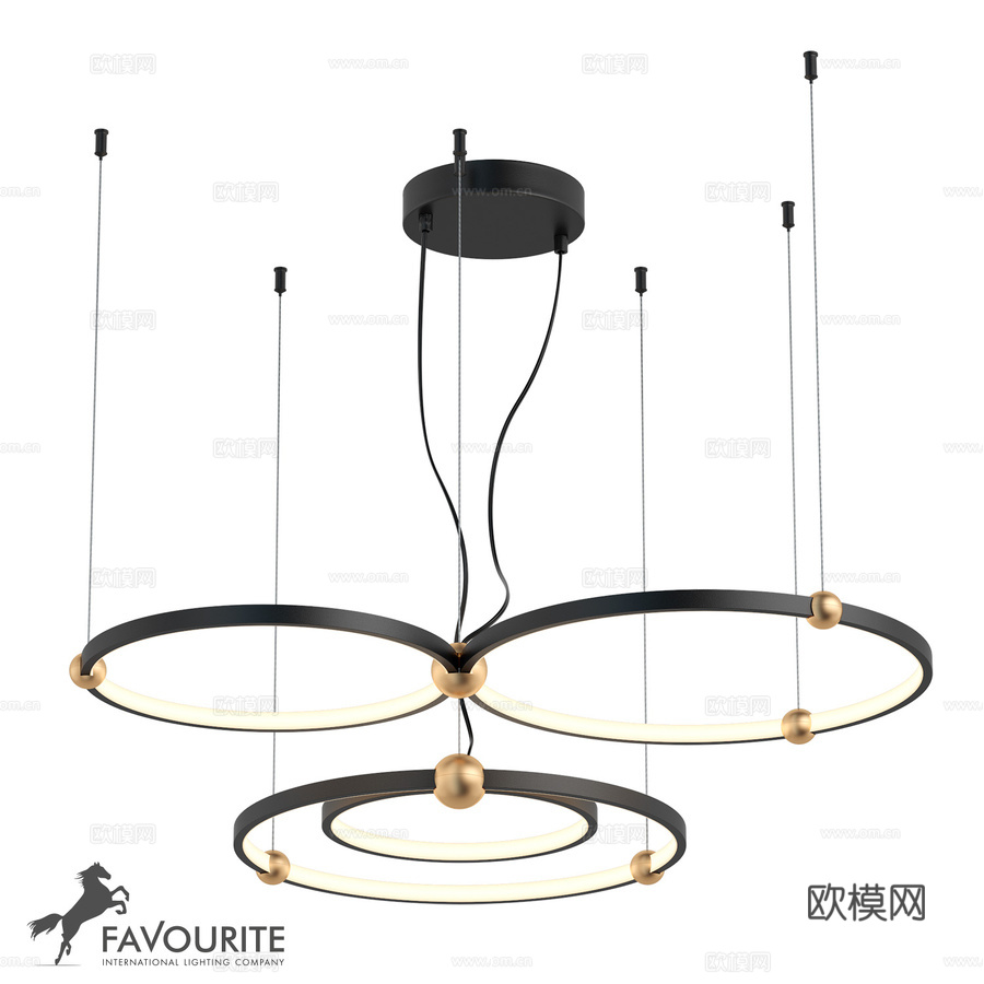 吊灯 精选 4569-4P3d模型下载