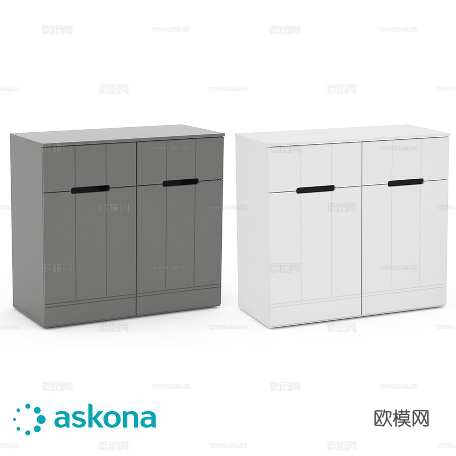 双门抽屉柜 Bira (Bira)3d模型下载