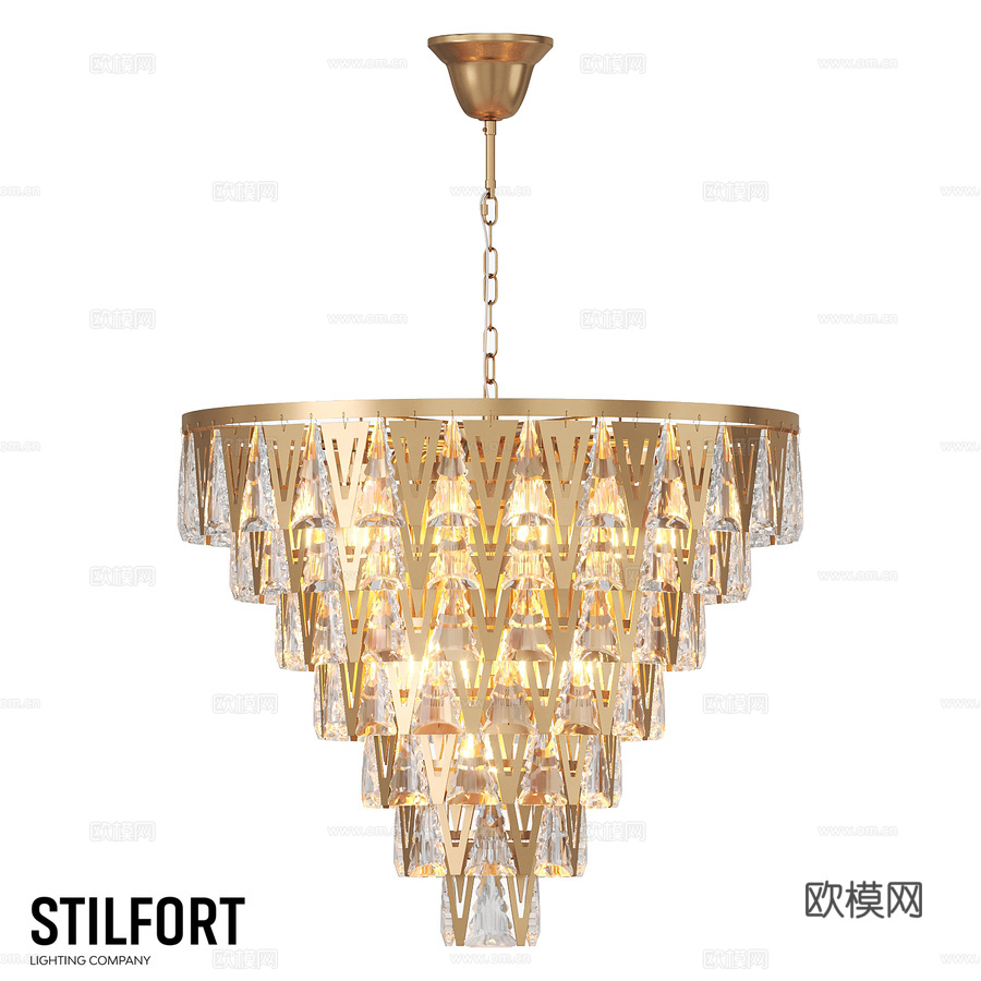 Stilfort吊灯，Vaviani系列3d模型下载