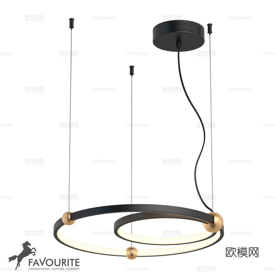 吊灯 精选 4569-1P3d模型下载