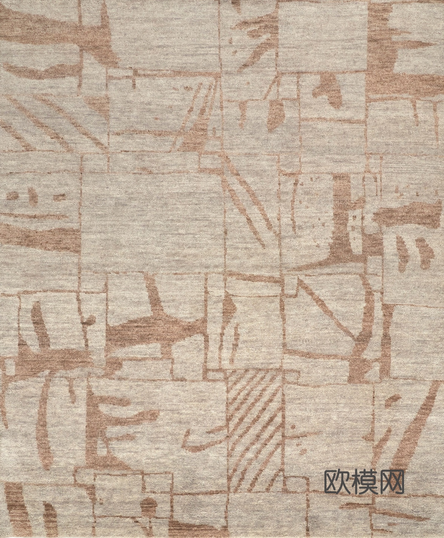 复古中古地毯 抽象地毯 几何地毯贴图