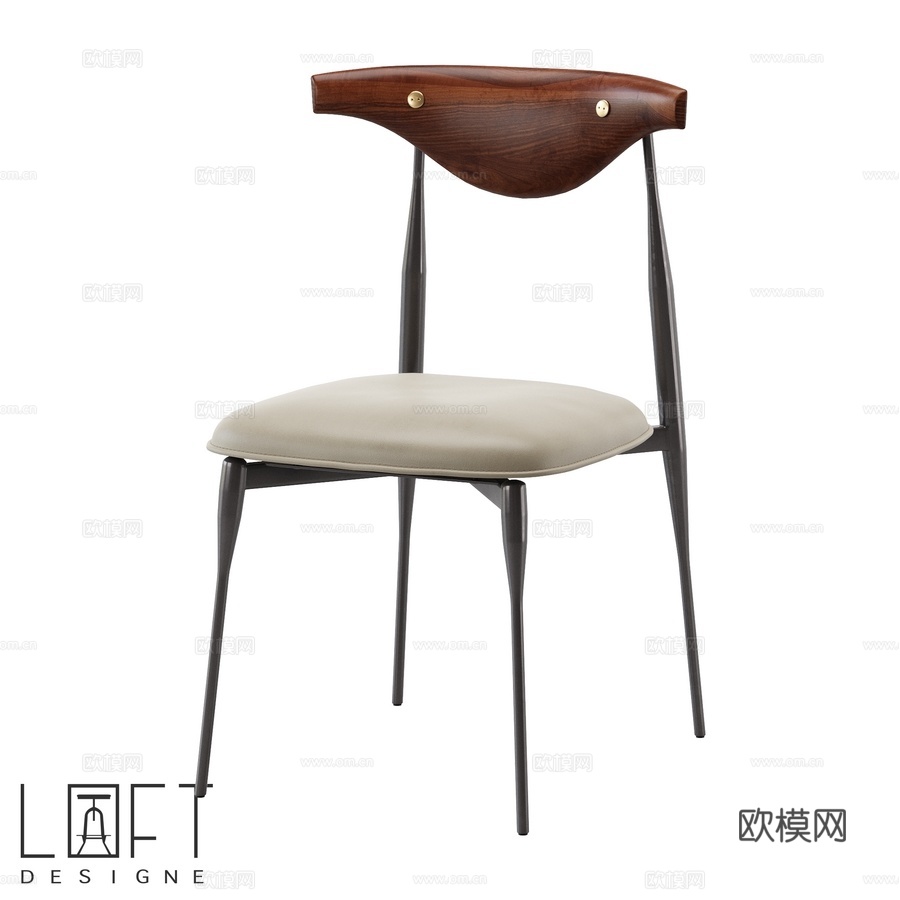 LoftDesigne 38190型号椅子3d模型下载