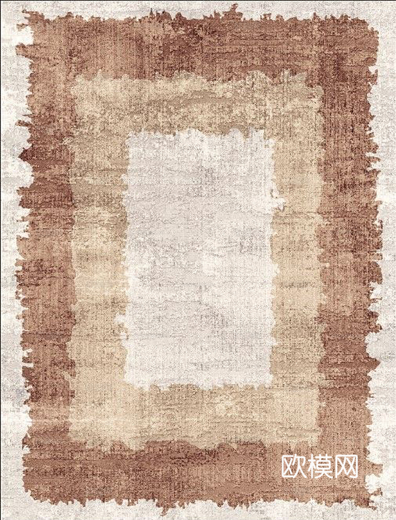 轻奢复古地毯 棕色地毯贴图