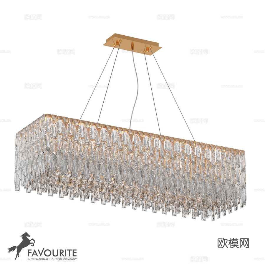 吊灯心动款4722-10P3d模型