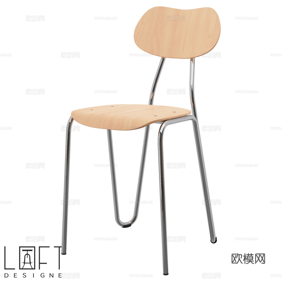 LoftDesigne 31398款椅子3d模型下载