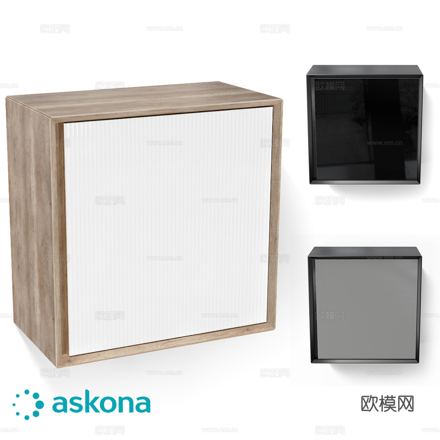 玻璃壁柜3d模型下载