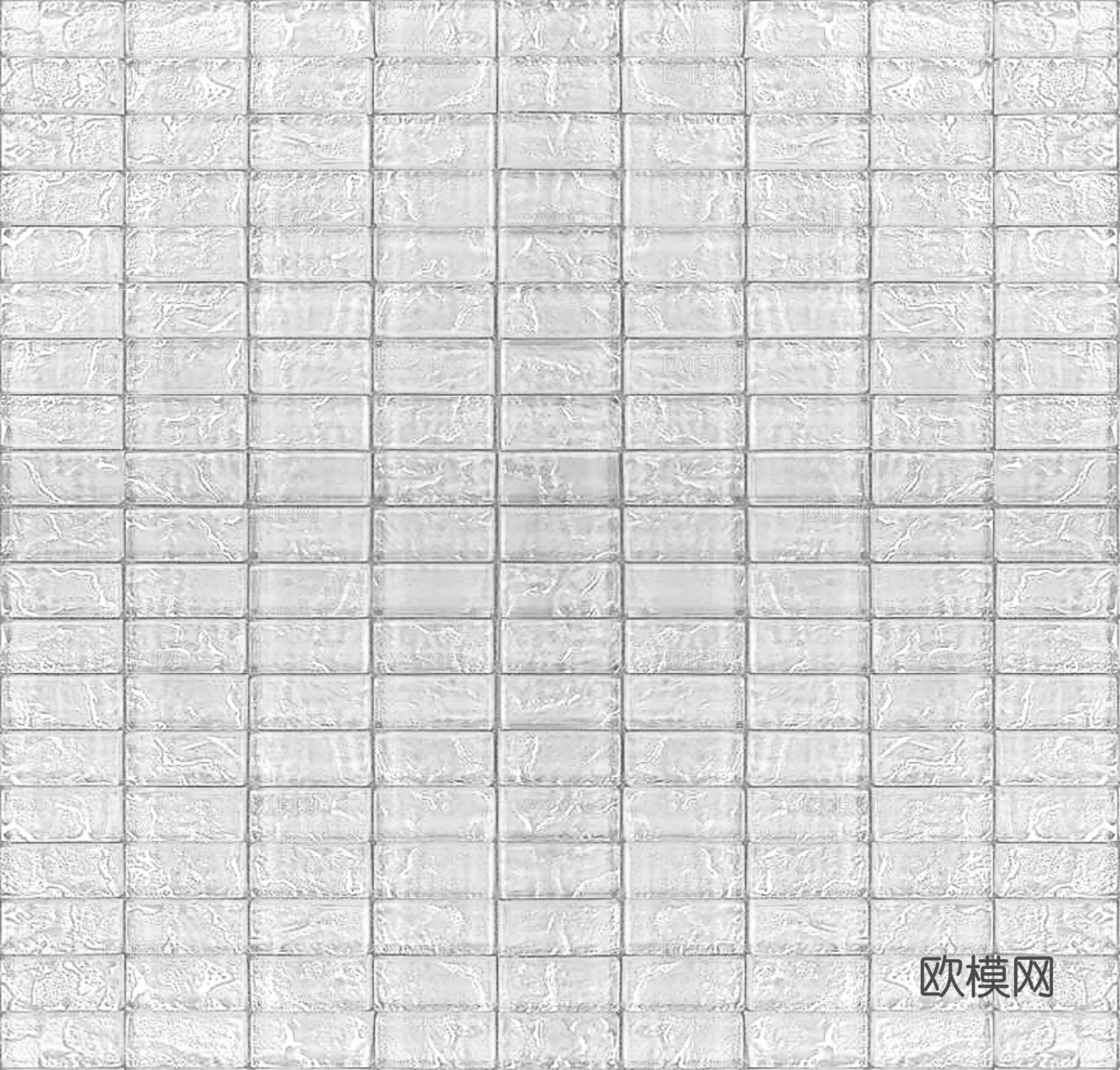 现代新中式玻璃砖 玻璃砖贴图