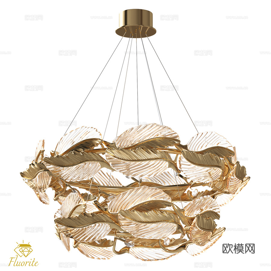 OM Felicity 金萤石 850mm+550 mm 吊3d模型下载