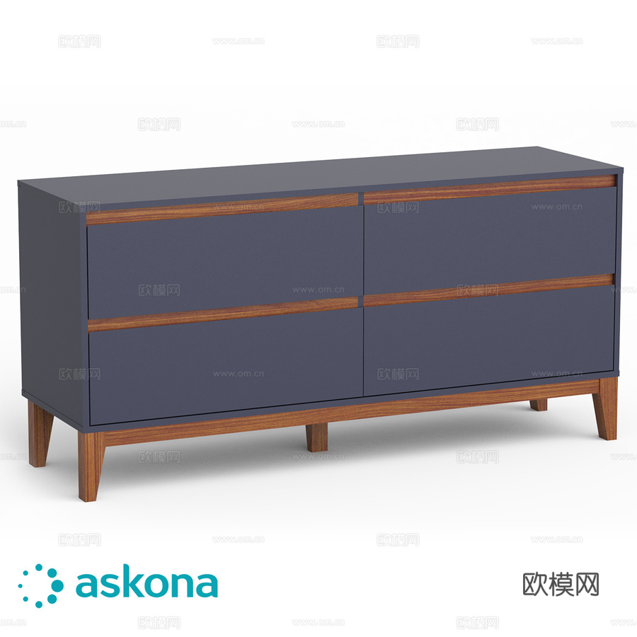 四抽屉柜 Orel (Orel)3d模型下载