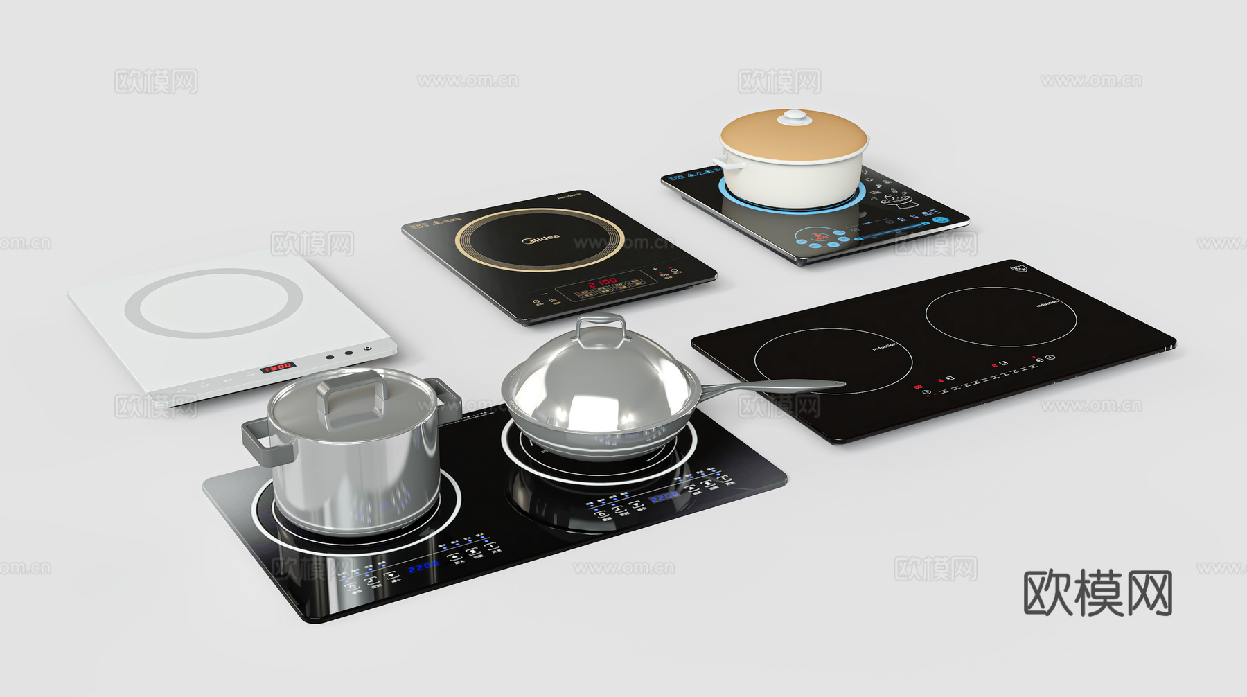 现代电磁炉su模型