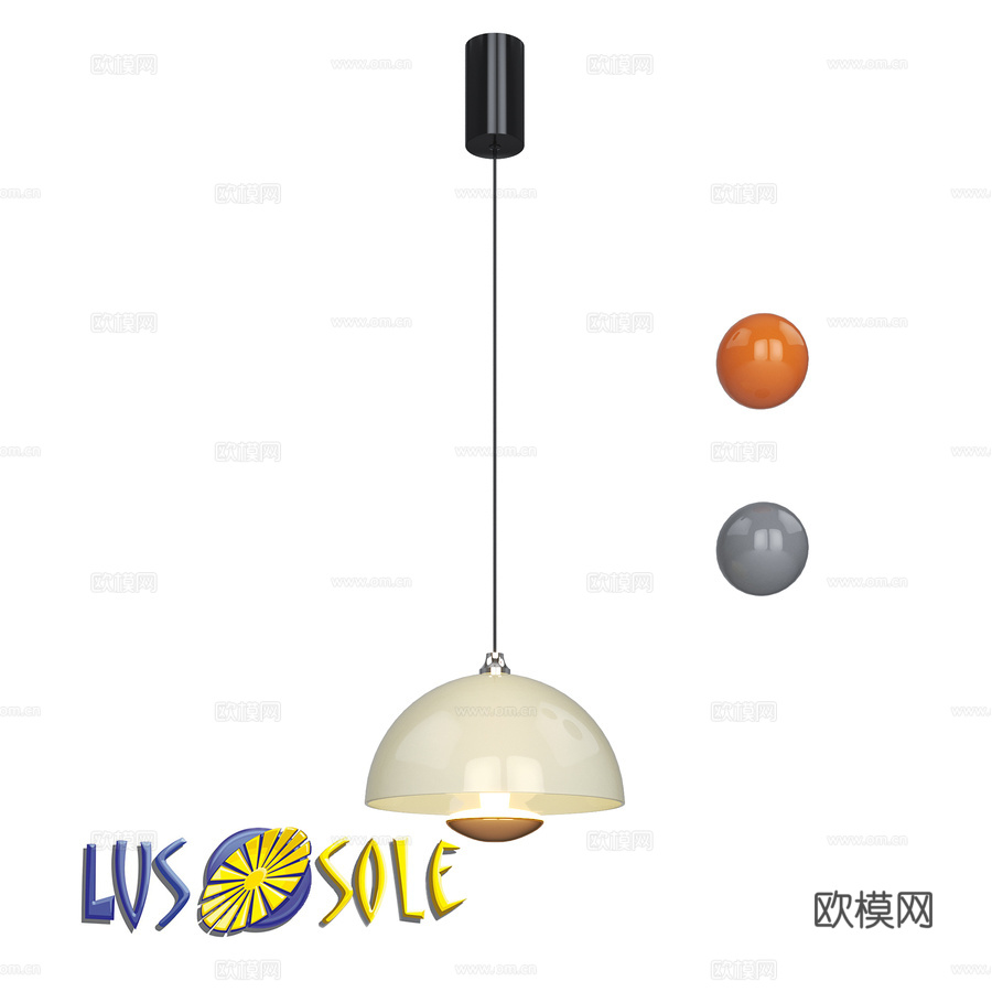 OM 吊灯 Lussole LSP-7386, LSP-733d模型下载