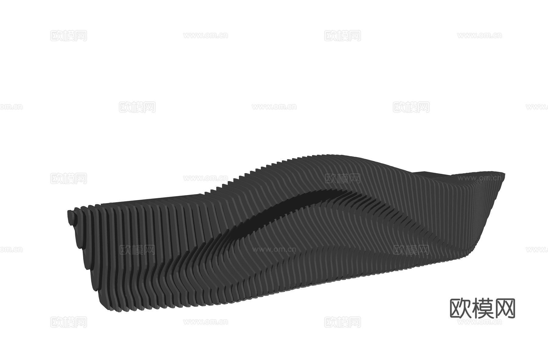 办公室 接待 工装su模型