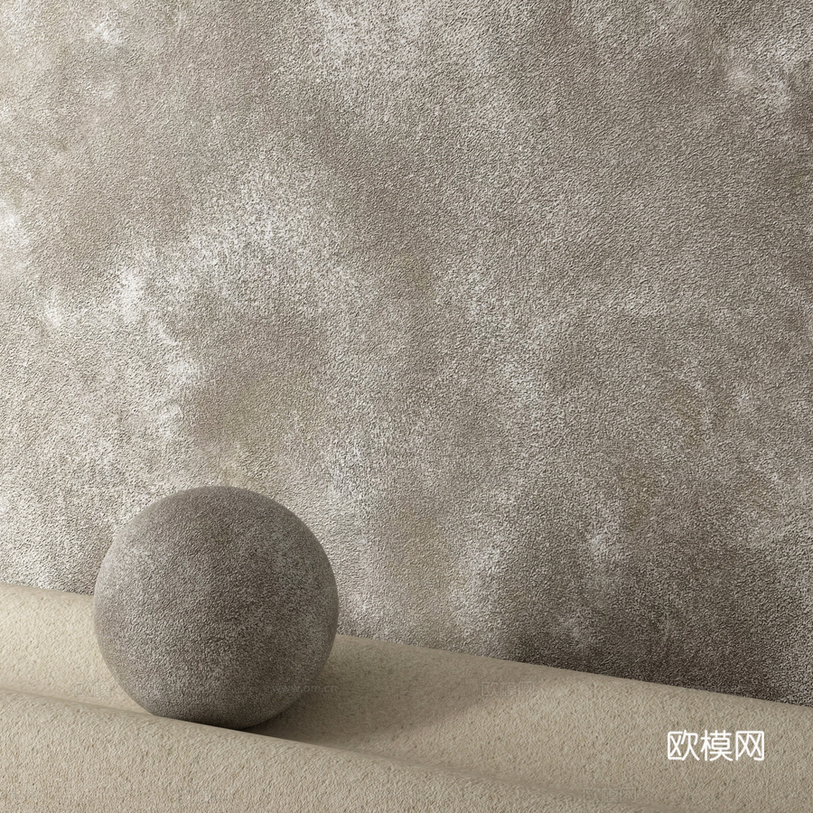 基于Architectura的装饰性涂层mka涂料3d模型下载