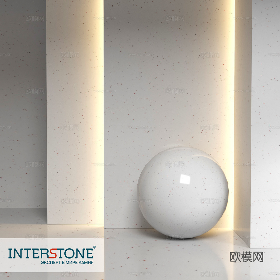 石英石 Noblle Quartz Q117 玉白3d模型下载