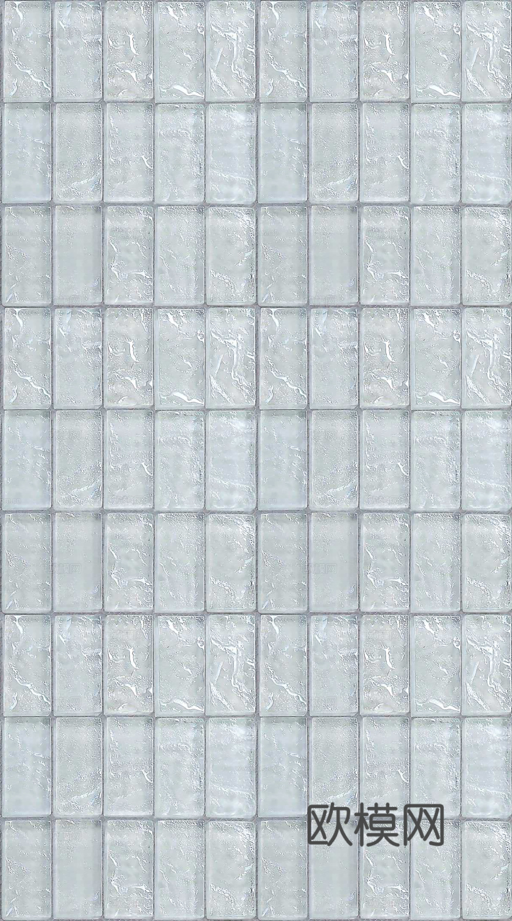 现代无缝侘寂玻璃砖 玻璃砖贴图
