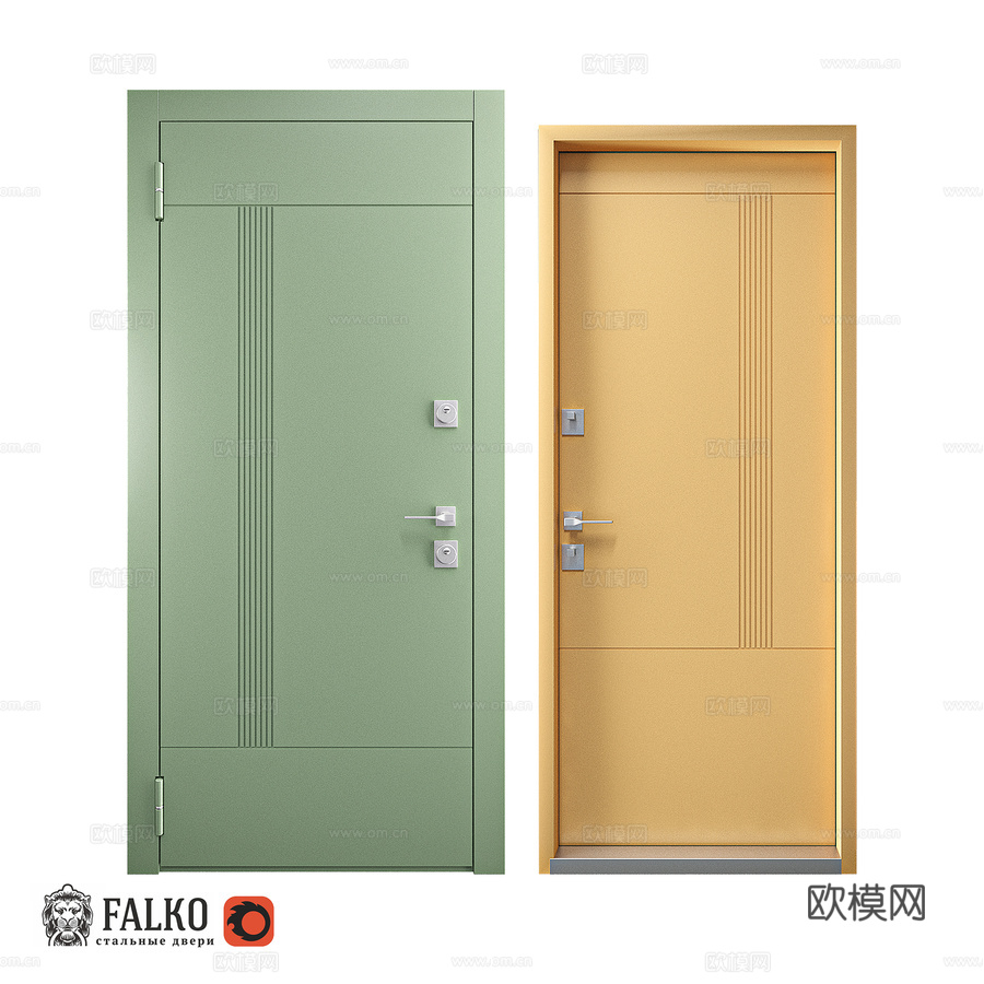 公寓门3d模型下载