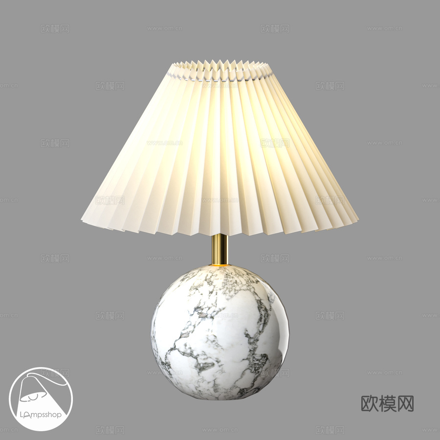 LampsShop.ru NL5207 台灯 Sweet L3d模型下载