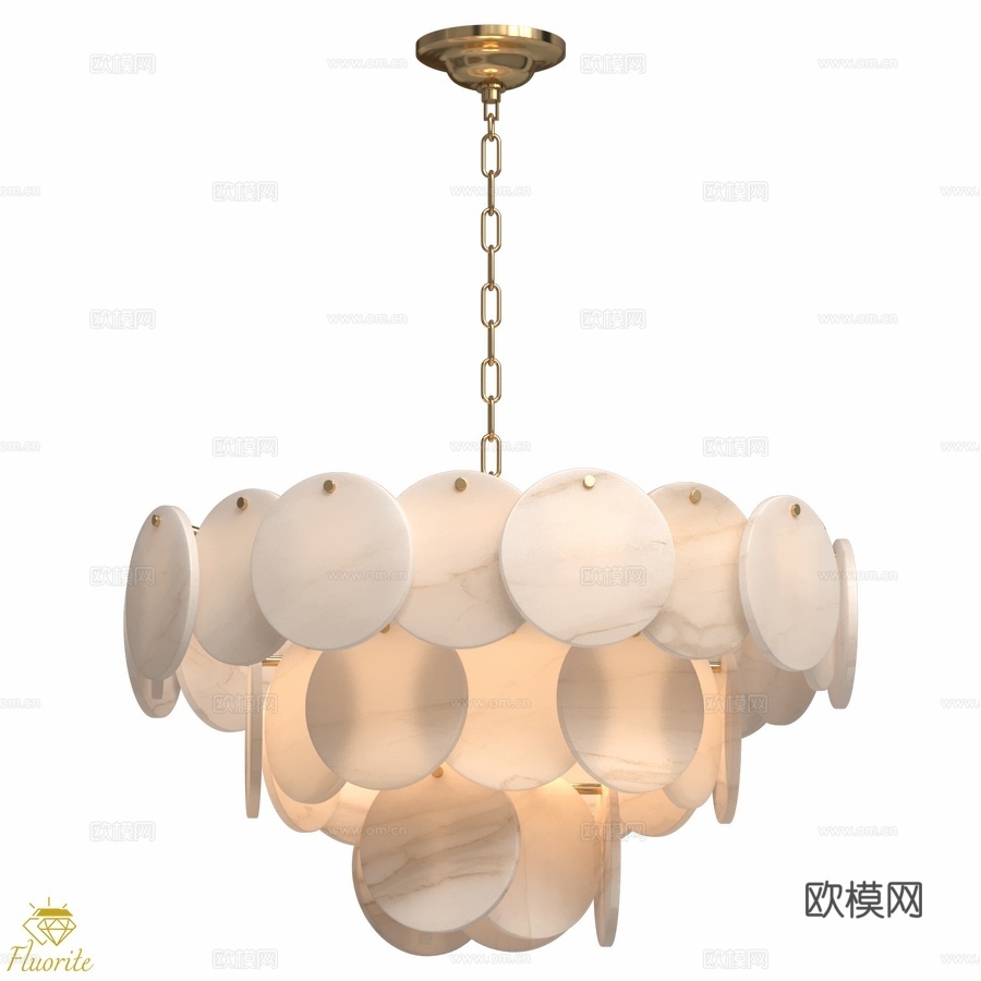 Di Marmo 萤石 600 mm FL1018-14P3d模型下载