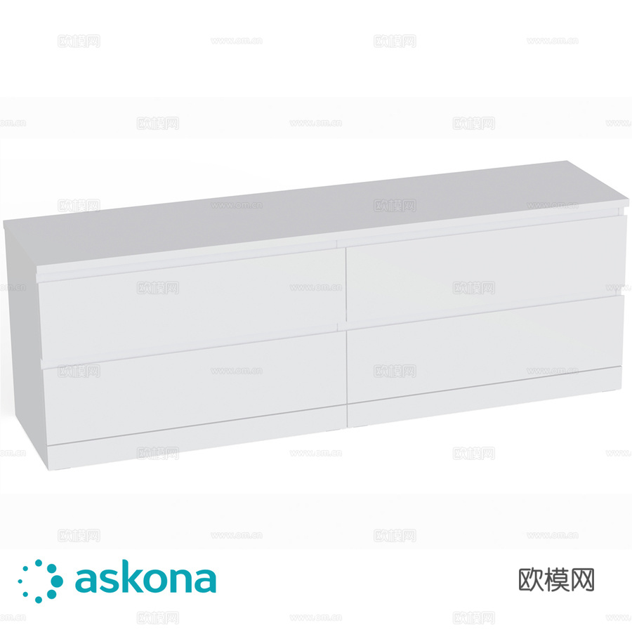 Tokko四抽屉柜（Tokko）3d模型下载