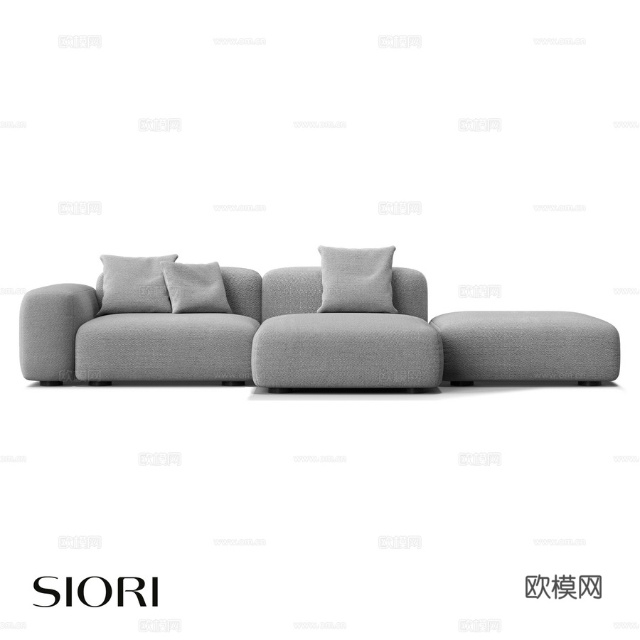 OM Siori Fobo 沙发 300x155x703d模型