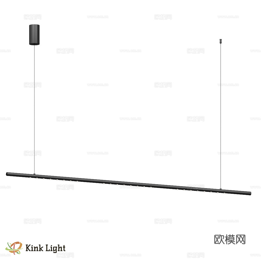悬挂式调光 Magni 黑色 08557-150L,193d模型下载