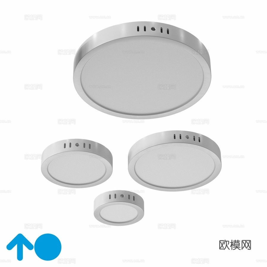 OM 表面安装圆形灯具 DOB from Voshod-Sv3d模型下载
