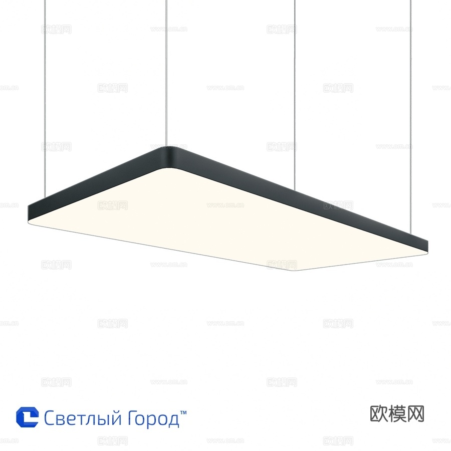 OM吊灯LC QUADRO-M光之城3d模型下载