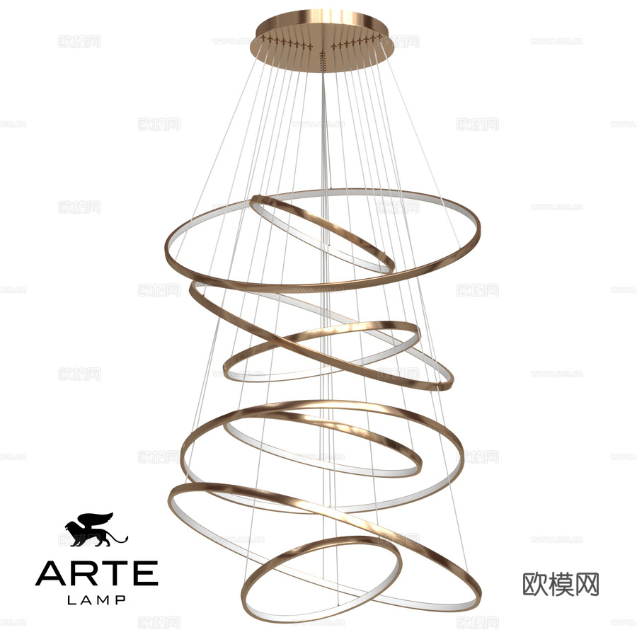 ARTE灯具OM A2974SP-225PB3d模型