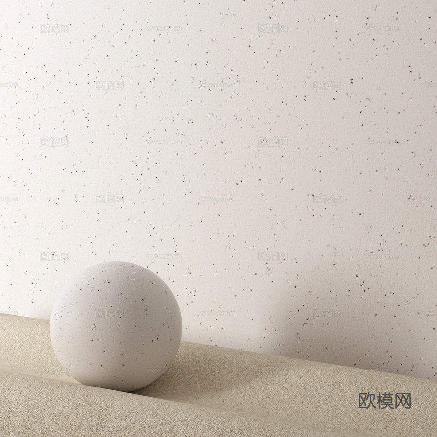 装饰性涂层 mka 涂料 Fakestone3d模型下载