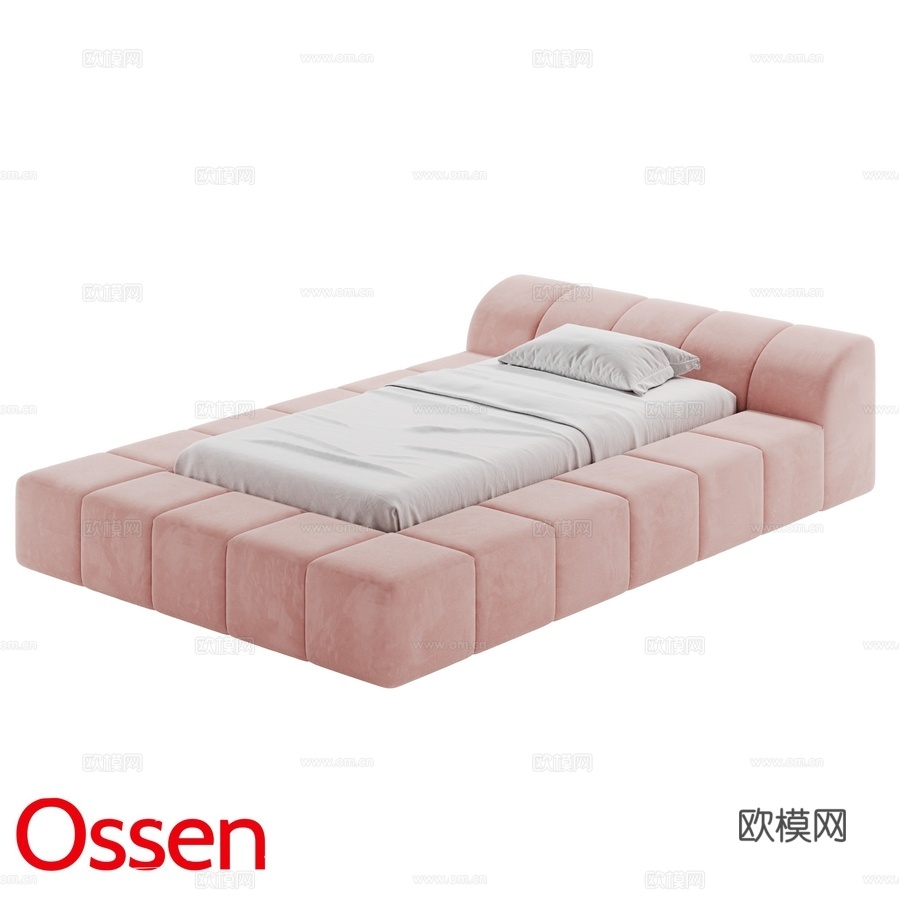 OM奥森立方儿童床3d模型下载