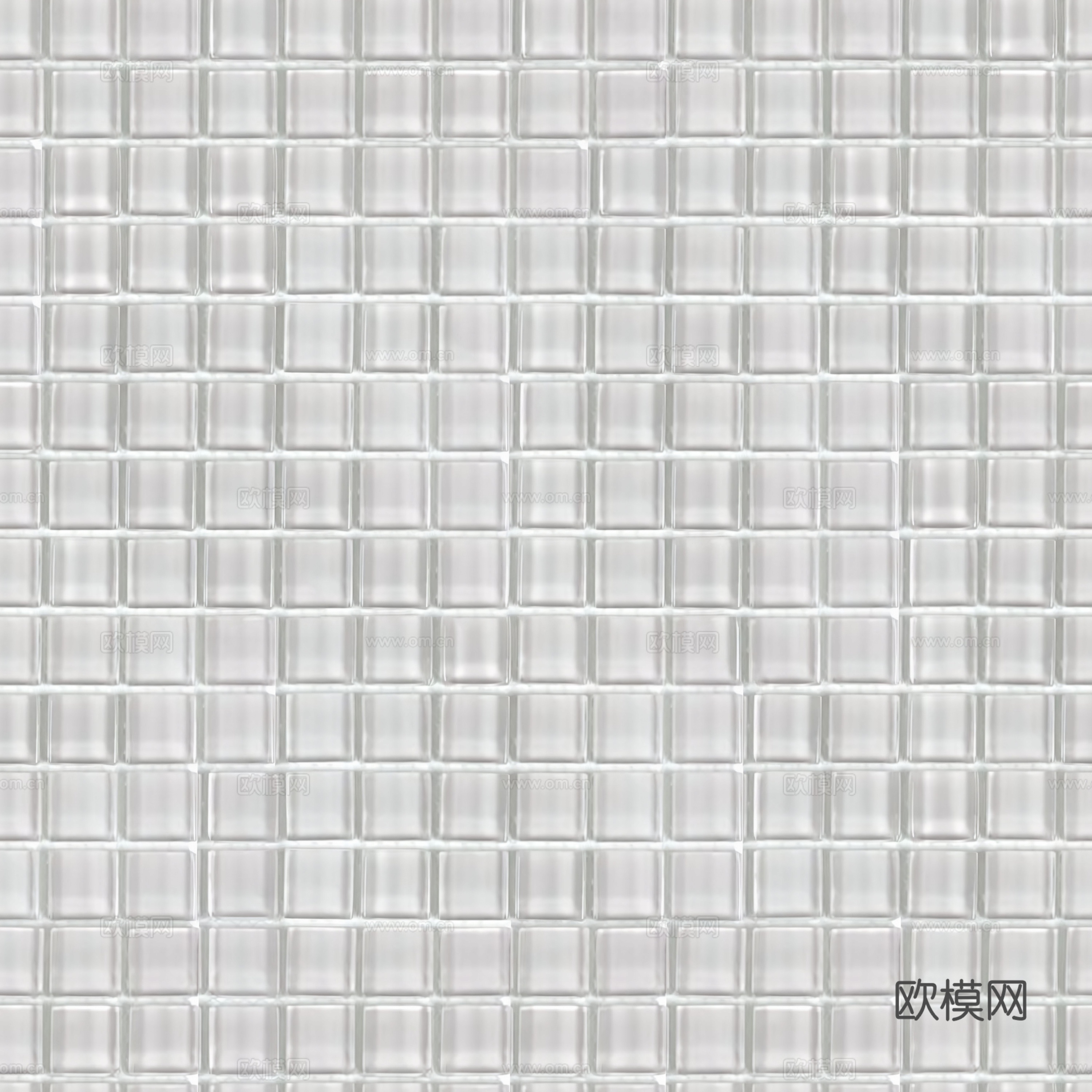 现代无缝玻璃砖 无缝亚克力玻璃 无缝马赛克玻璃贴图