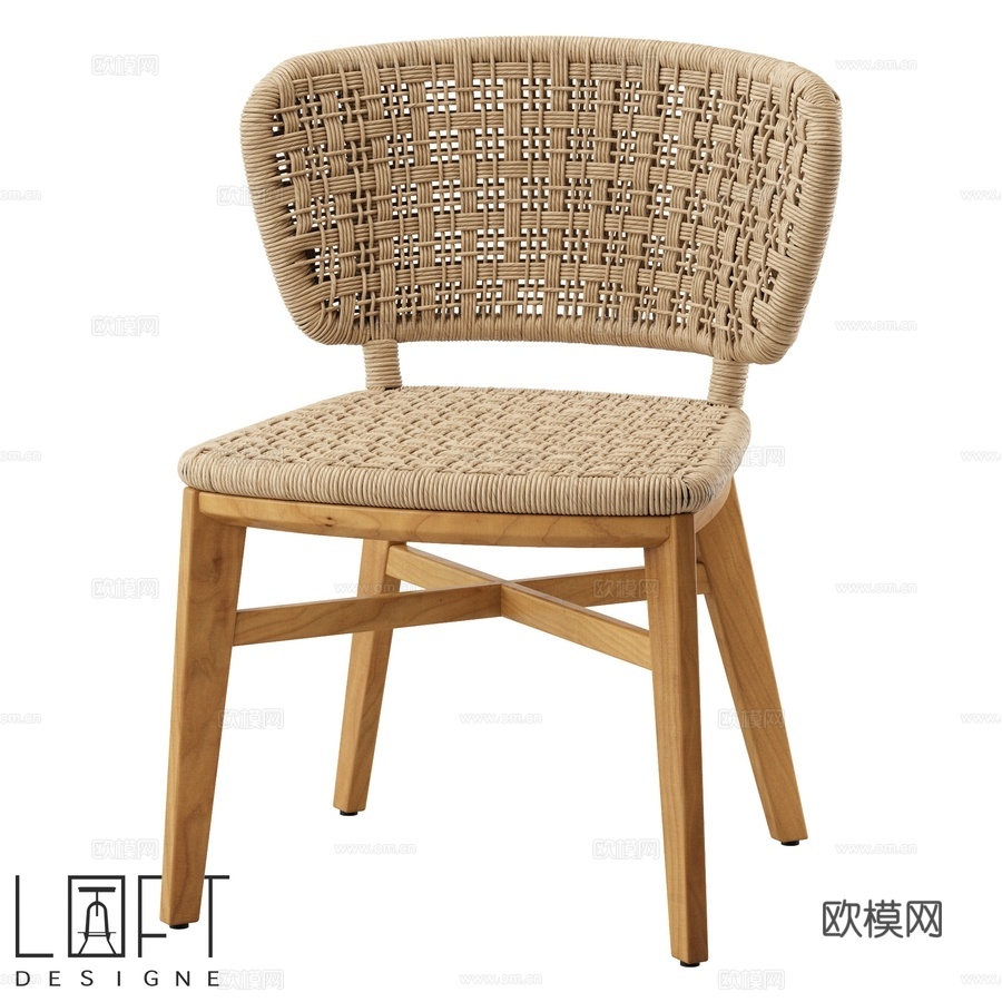 LoftDesigne 40600型号椅子3d模型下载