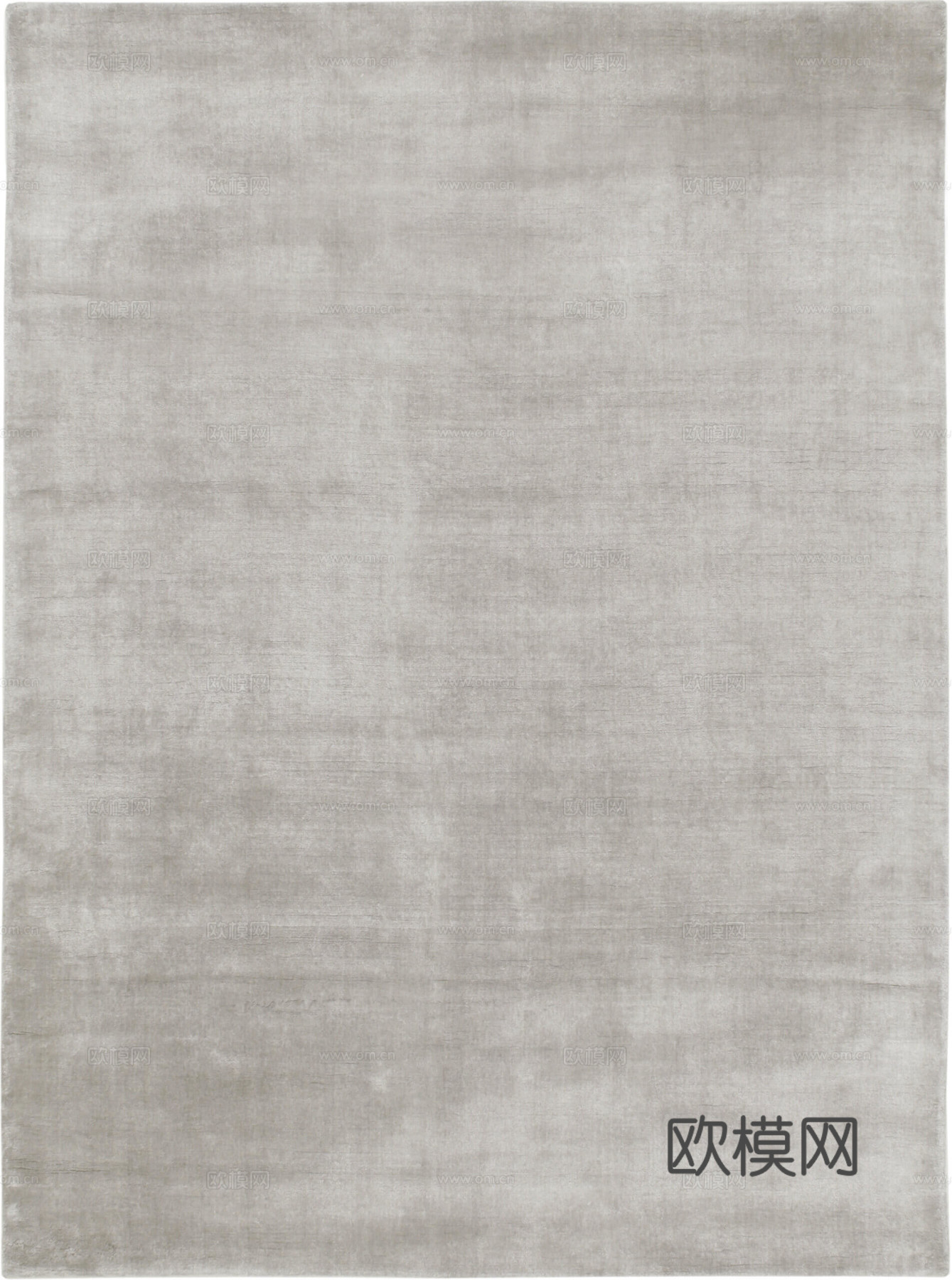 现代侘寂地毯 暖灰色麻布地毯