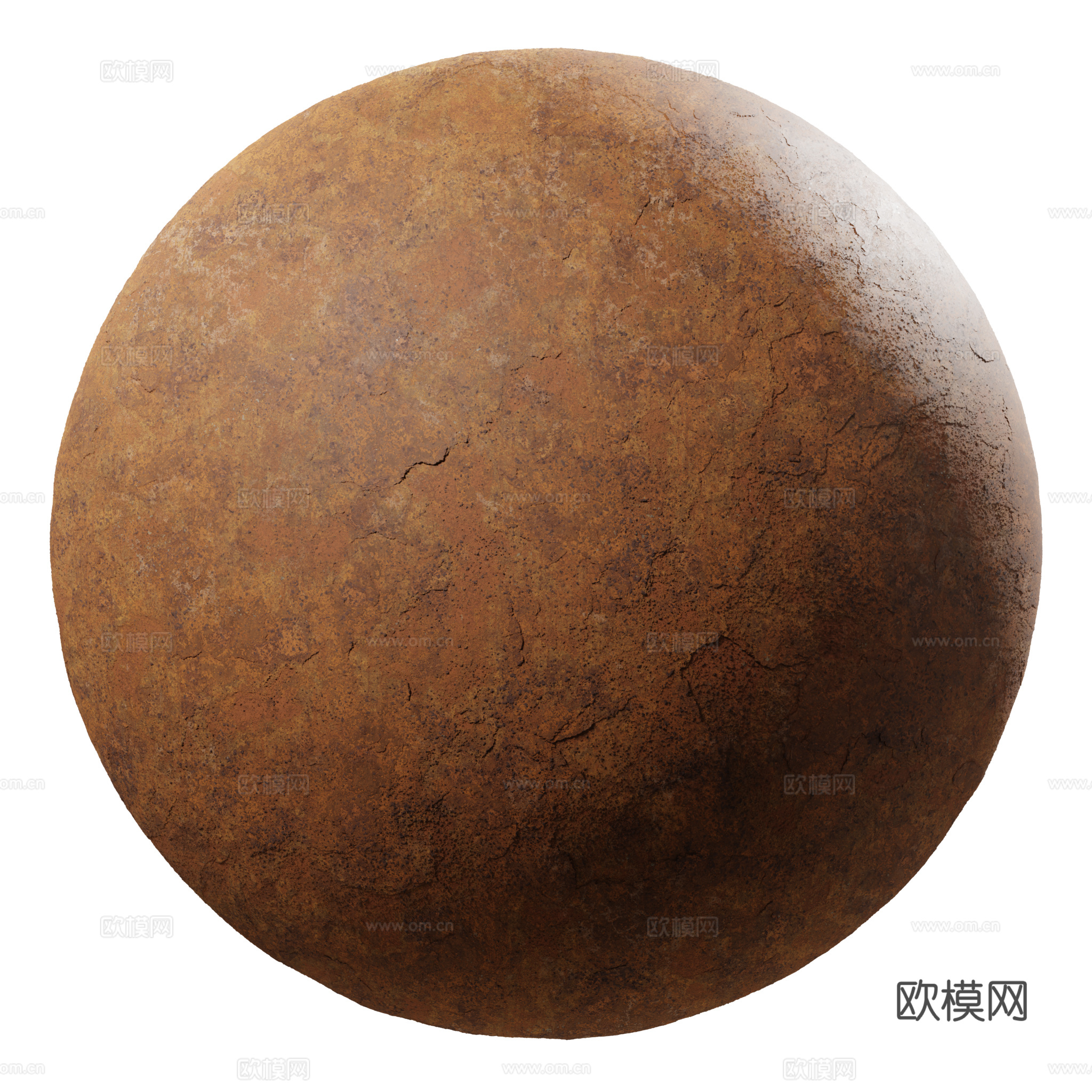 逼真锈蚀金属表面纹理贴图 耐候钢 铁锈