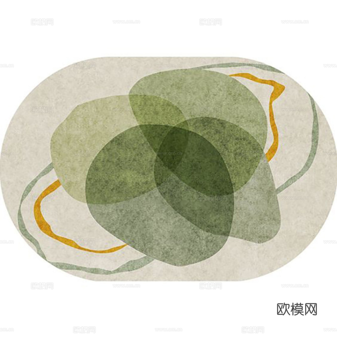 现代简约彩色儿童地毯