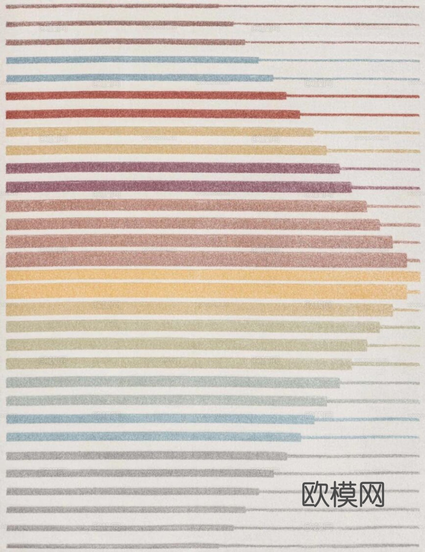 现代简约彩色儿童地毯