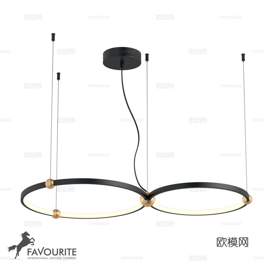 吊灯 精选 4569-2P3d模型下载