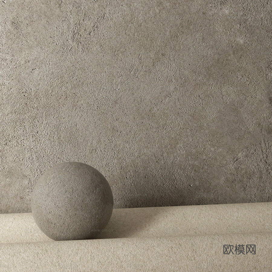 基于微水泥的装饰性涂层mka涂料3d模型下载