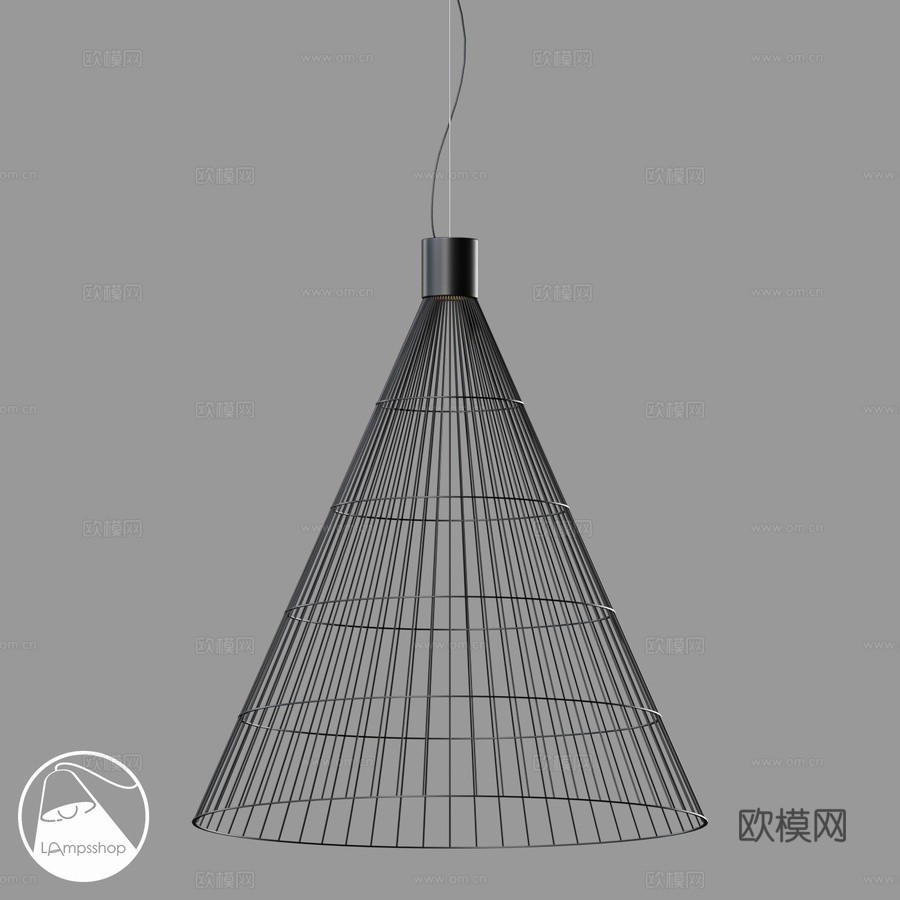 LampsShop.ru L1933 吊灯 Diffuser3d模型下载