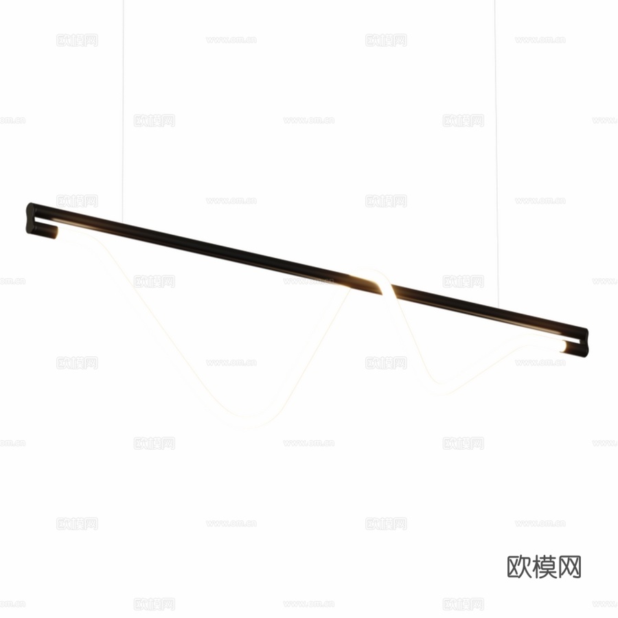 ARCO 360 LED吊灯L2500欧姆3d模型下载