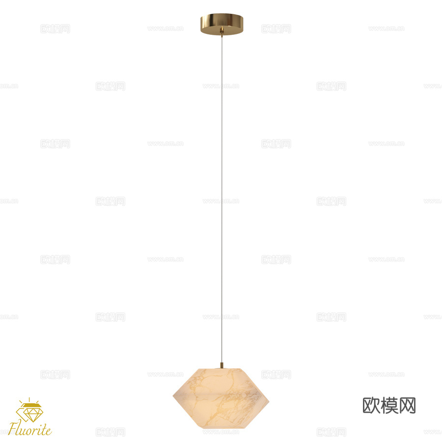 谜萤石130毫米悬挂式FL1115-1P3 (OM)3d模型下载