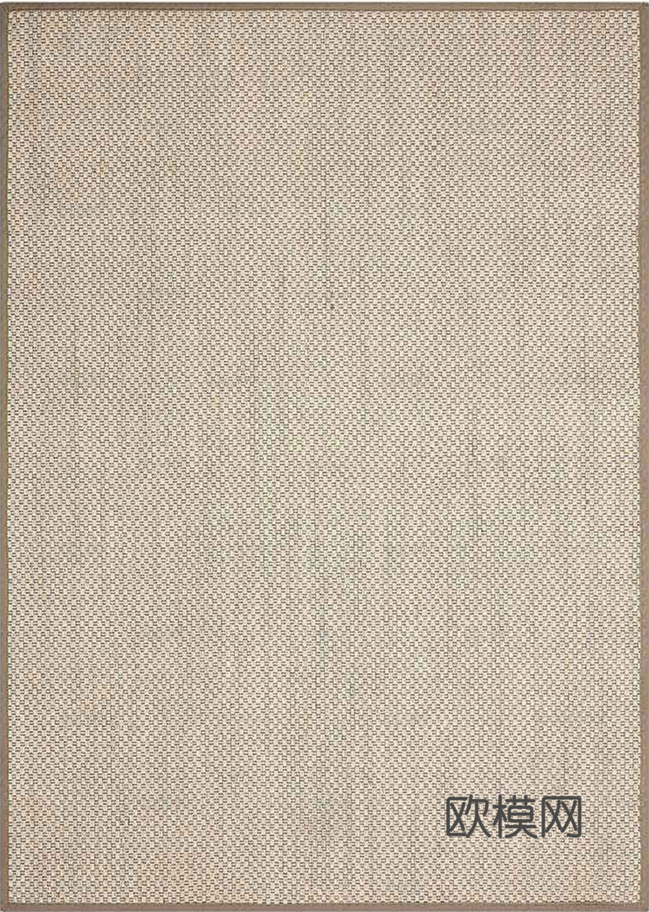 中古复古亚麻地毯 麻布地毯