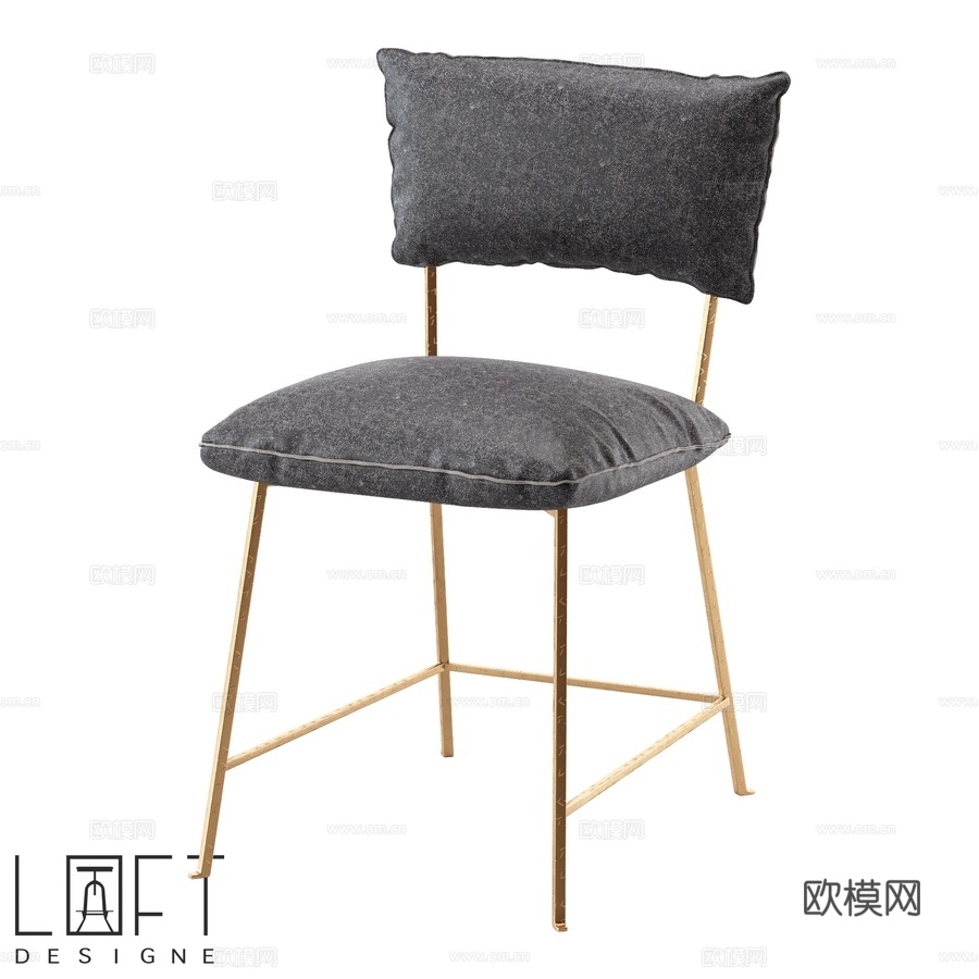 LoftDesigne 42156型号椅子3d模型下载