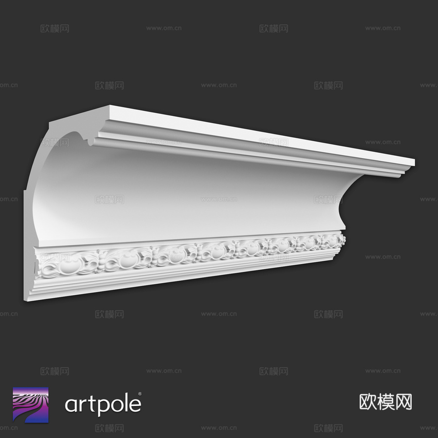 装饰性檐口 SK75N（套装）3d模型